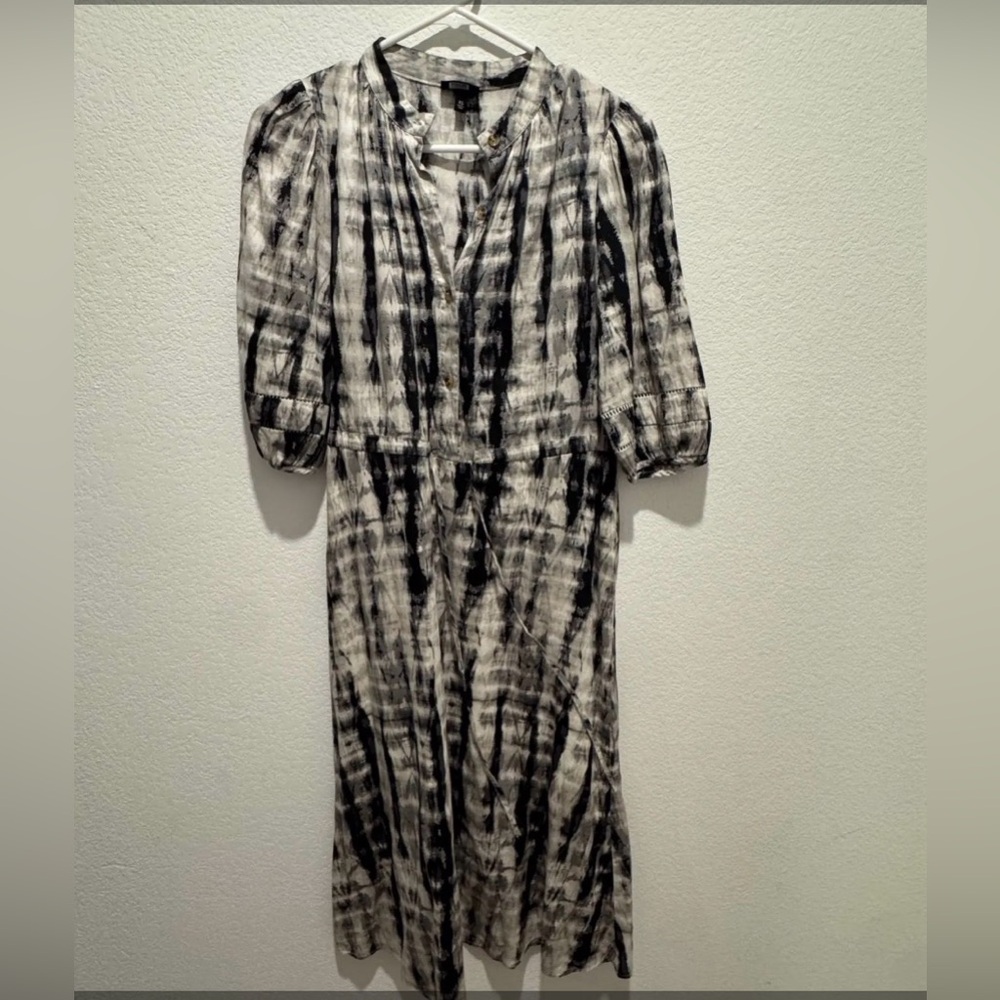 Who What Wear tie-dye midi dress size XS